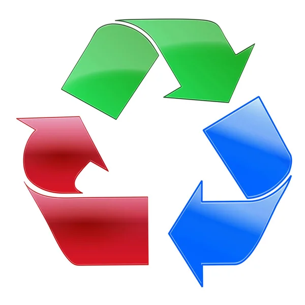 Devre kırmızı yeşil mavi ile beyaz arkaplanda ders alanı