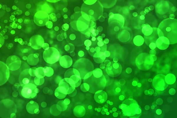 Green and white bokeh background