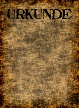 Beyaz arkaplanda Sertifika Vintage