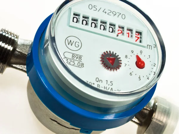 Water meter as a close up view — Stock Photo, Image