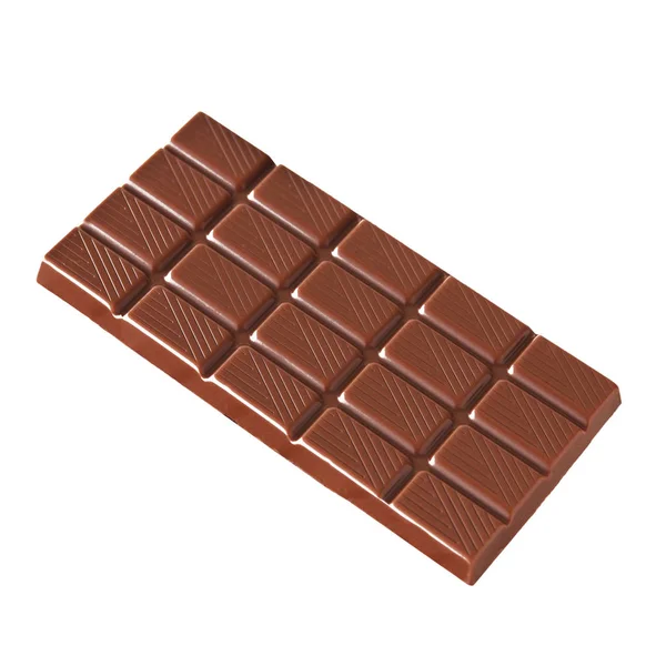 Chocolate isolado no fundo branco — Fotografia de Stock