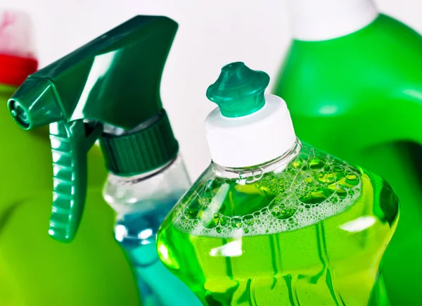 Different Cleaning agents close up