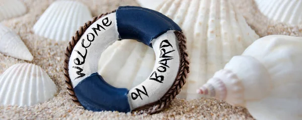 Arkaplan olarak kuma konserve kabukları