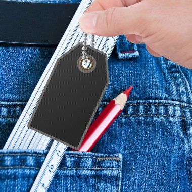 Katlama kuralı ve kırmızı kalem arkaplanlı konsept 