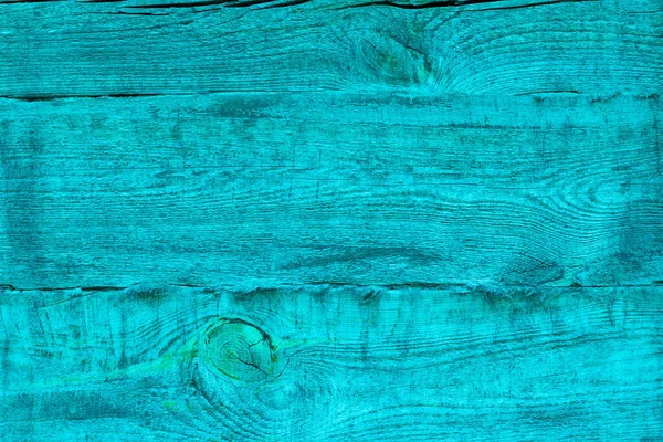 Fondo de madera hecho de viejas tablas de turquesa (aqua) — Foto de Stock