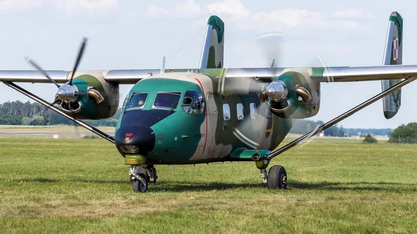 Swidnik Epsw Airdrome Poland 2018 Polish Air Force Pzl M28 — 스톡 사진