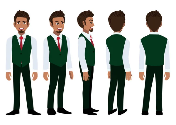 conjunto de personagens de desenhos animados de médico masculino, médico de  homem bonito em poses diferentes