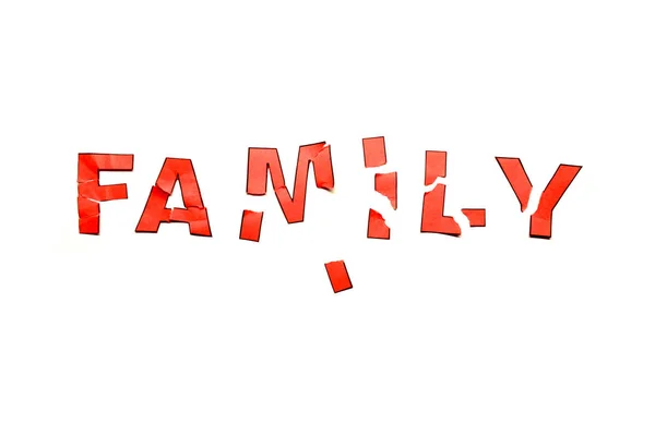 Inscription family — Stock Photo, Image