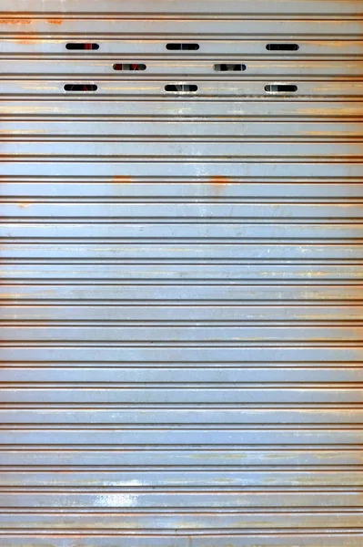 Kovové Dveře Textura Pozadí — Stock fotografie