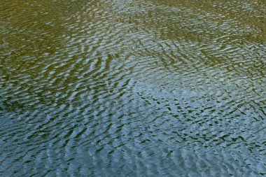 Dalga nehir arka planda.