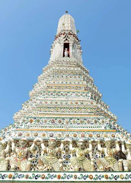 Antigua Stupa Wat Arun Bangkok Tailandia — Foto de Stock