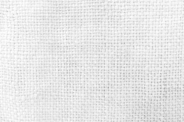 Beyaz çuval doku arka plan.