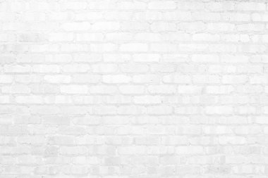 Beyaz tuğla duvar arkaplanı.