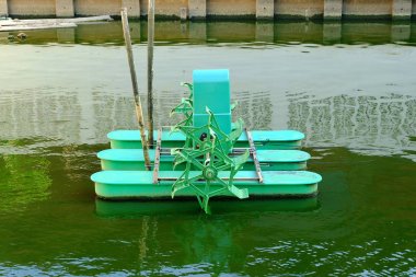 Su oksijenasyonu türbin makinesi.