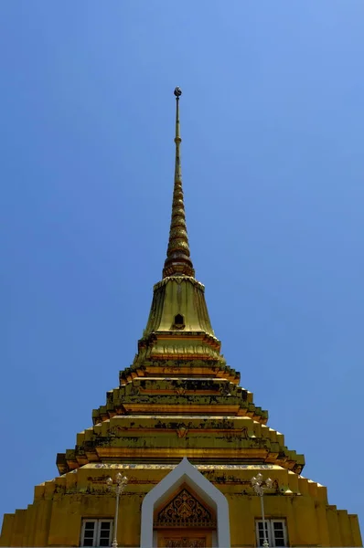 Ancient Pagoda Wat Uthai Tharam Temple Bangkok Tajlandia — Zdjęcie stockowe