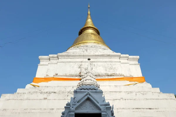 Oude Pagode Wat Phra Kaew Don Tao Tempel Provincie Lampang — Stockfoto