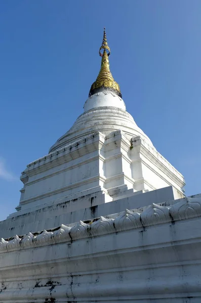 Ancient Pagoda Wat Chalermprakiat Temple Lampang Province Thailand — Zdjęcie stockowe