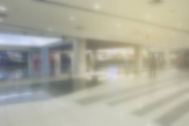 Bulanık alışveriş merkezi arka planı.