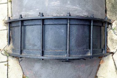 Close-up Büyük Su Borusu.