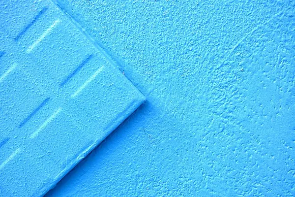 Modré Betonové Stěny Pozadí — Stock fotografie