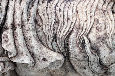 Taş Duvarda Klasik Tayland Heykeli.