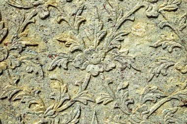 Taş Duvarda Klasik Tayland Heykeli.