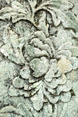 Taş Duvarda Klasik Tayland Heykeli.