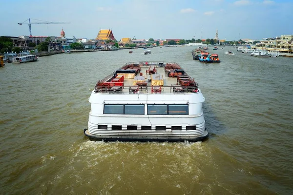 Big Ferry Chao Phraya River Chao Phraya River Major River — Stock Photo, Image