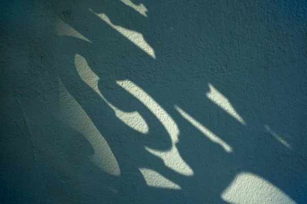 Shadow Fence Concrete Wall Background — Stock Photo, Image