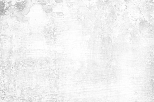 White Grunge Peeling Painted Concrete Texture Background.