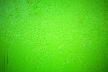 Eski Yeşil Boyalı Beton Doku Duvar.