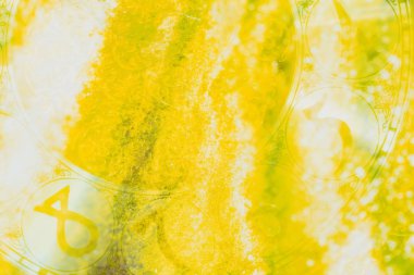 Grunge Duvar Arka Plan ile Vintage Saat Soyut Çift Pozlama.