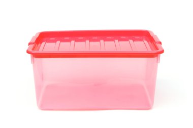 Şeffaf plastik saklama kutusu