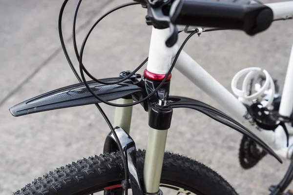 Bike wstrzymania zbliżenie — Zdjęcie stockowe