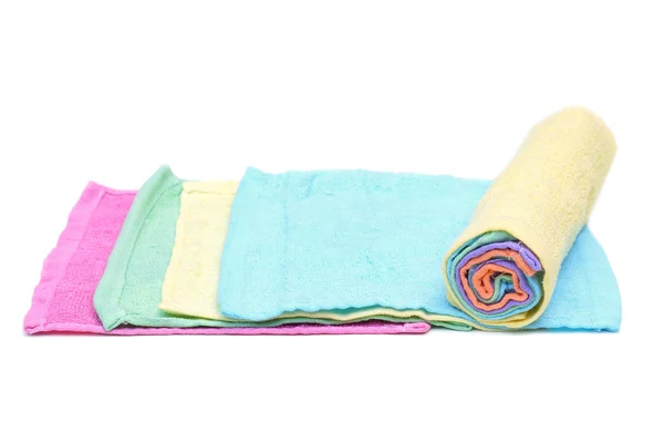 Rolo de lenços coloridos — Fotografia de Stock
