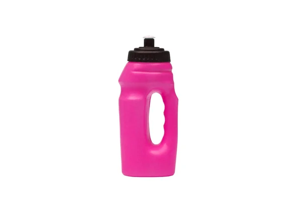 Пляшка велосипедної води в рожевому — стокове фото