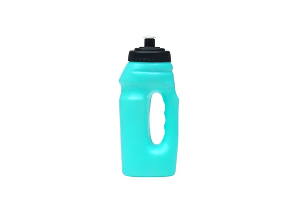 Bicycle water bottle in blue — Stockfoto