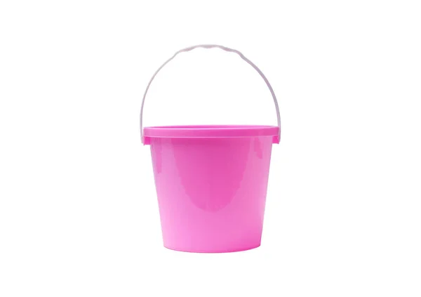 Red Plastic bucket — Stock Photo, Image