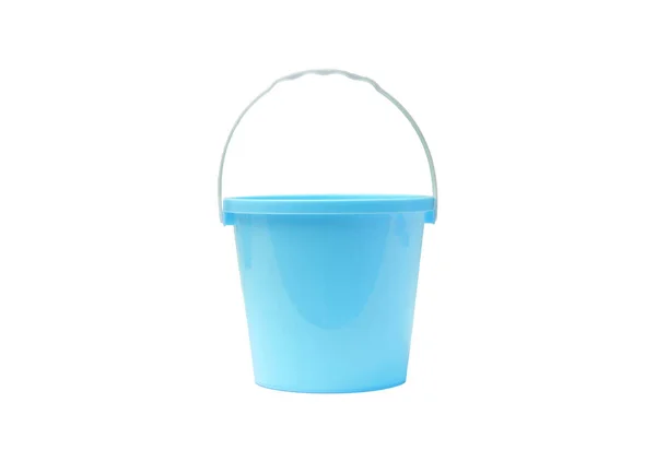 Red Plastic bucket — Stock Photo, Image