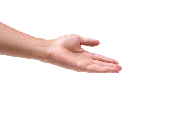Żebranie męskich dłoni — Zdjęcie stockowe