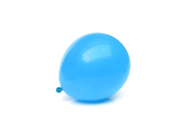 Izole mavi balon — Stok fotoğraf