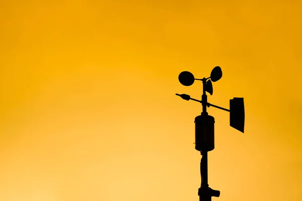 Silueta de paletas de viento — Foto de Stock