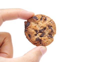 izole çikolatalı kurabiye