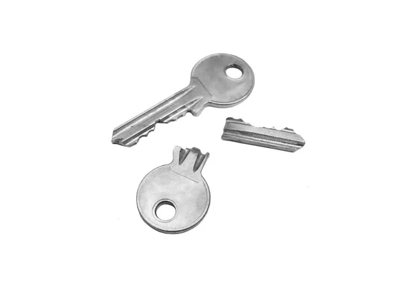 Usable key and a broken key — Stock Photo, Image