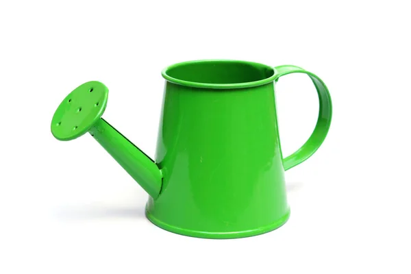 Green watering can — Stock Photo, Image