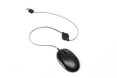 siyah bilgisayar faresi 