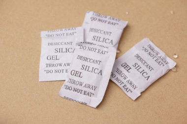 silica gel packs clipart