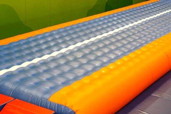 Inflatable jumping place — Stock Photo, Image