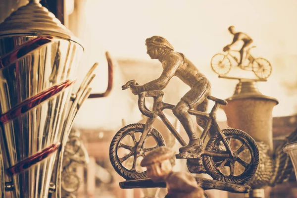Troféu de bicicleta de montanha — Fotografia de Stock