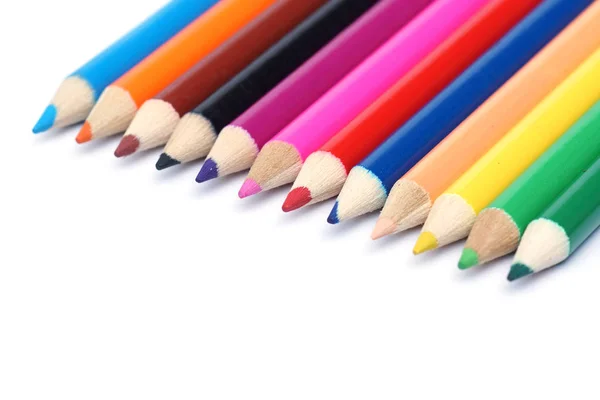 Kleur houten potloden — Stockfoto